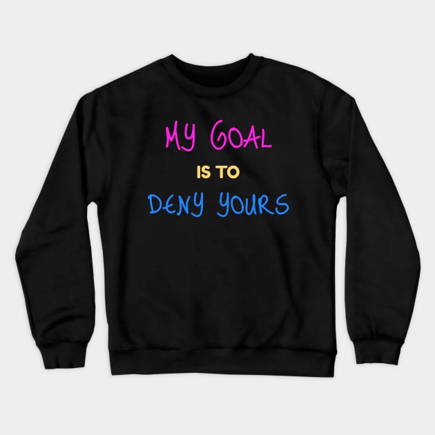 Cute Soccer Goalkeeper for Soccer Goalie Crewneck Sweatshirt by theperfectpresents